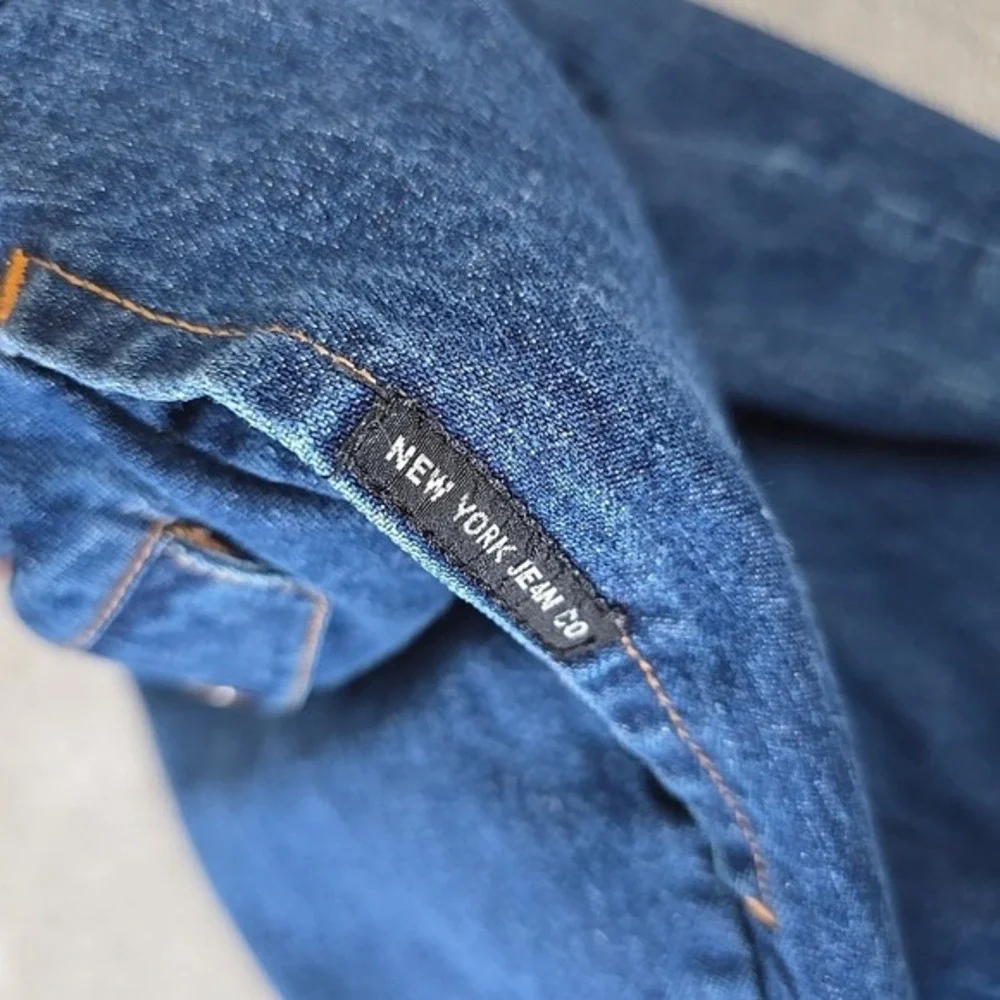 New York Jeans Co. Womens Jeans 28x28  Blue Denim Casual Normcore‎ Outdoors